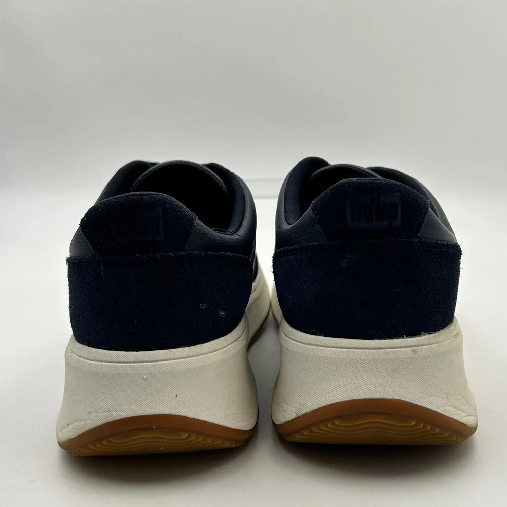 FitFlop Vitamin FF Sneakers Womens‎ Sz 9 Navy Blue Leather Suede Comfort Walking
